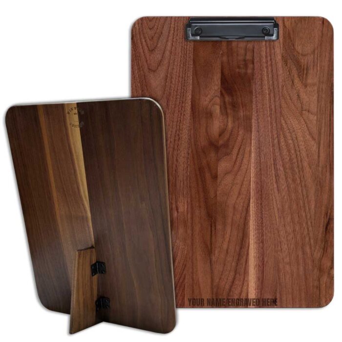 Walnut Standing Clipboard Hand crafted