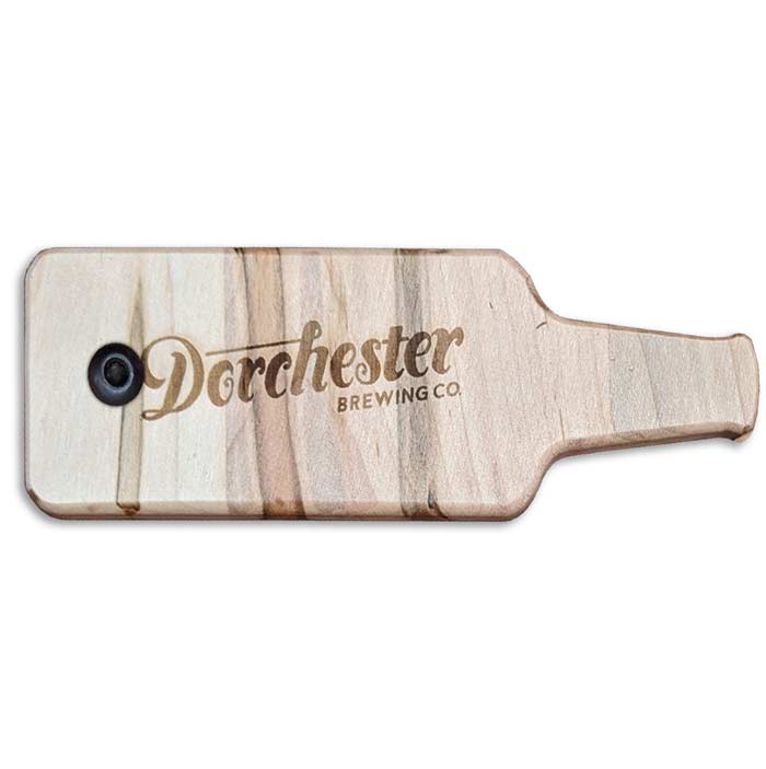 Personalized Beer Bottle Opener in Solid American Ambrosia Maple
