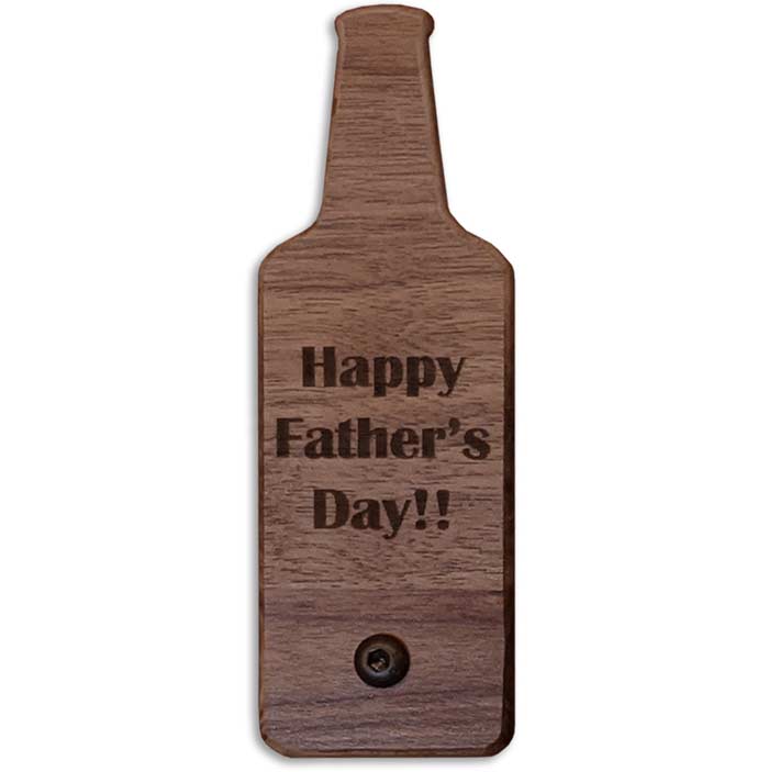 Solid Hardwood Engraved Gifts for Dads