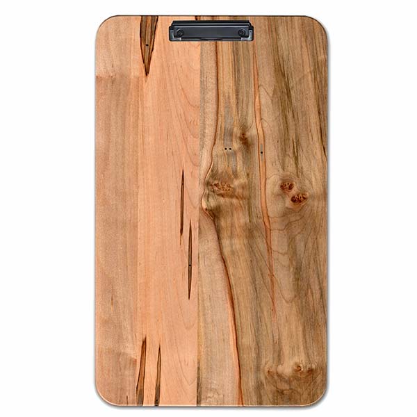 Extra large Ambrosia Maple Wood engraved Menu Clipboard