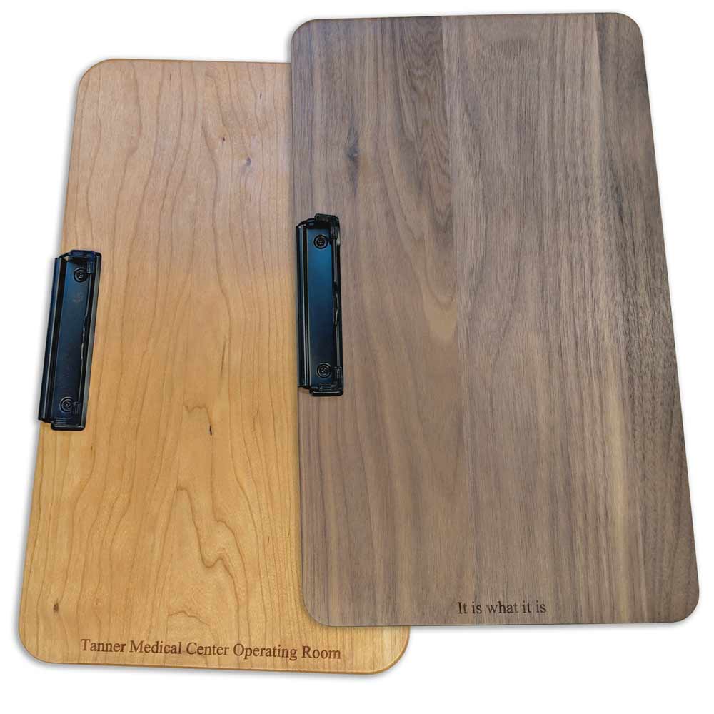 Extra Larger Solid Hardwood Personalized Clipboards