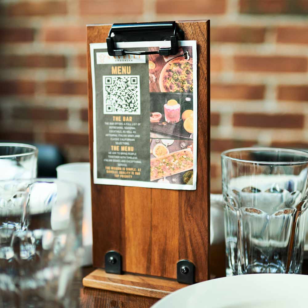 Double Sided Restaurant Table Tents